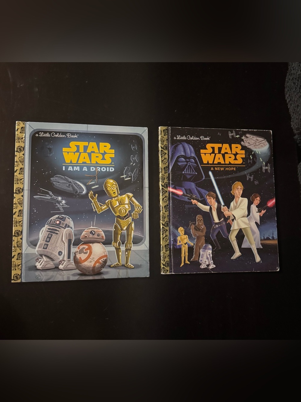 Star Wars A New Hope & I Am A Droid Little Golden Books